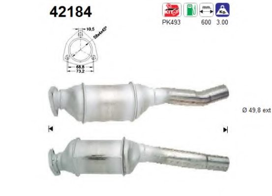 AS 42184 Catalytic Converter